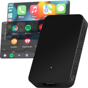 Mobilize Adapter For Wireless Apple Carplay/Android Auto Black