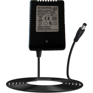 12 Volt 1000Ma Oplader Met Ronde Plug