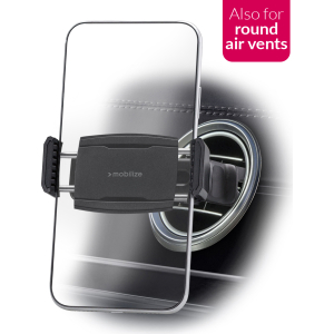 Mobilize Universal Car Holder For Round Air Vent Black