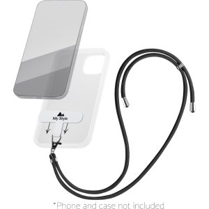 My Style Smartphone Lanyard Black