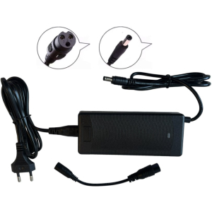 48 Volt 2Ah Oplader, Gx16 3-Gats + Ronde Aansluiting Voor Loodaccu's