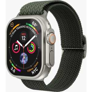 Vonmählen Woven Loop For Apple Watch 40 - 41 - 42Mm One Size Silver/Olive