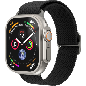 Vonmählen Woven Loop For Apple Watch 44 - 45 - 46 - 49Mm One Size Silver/Black