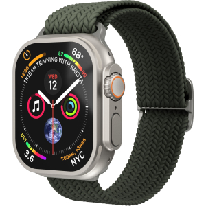 Vonmählen Woven Loop For Apple Watch 44 - 45 - 46 - 49Mm One Size Silver/Olive