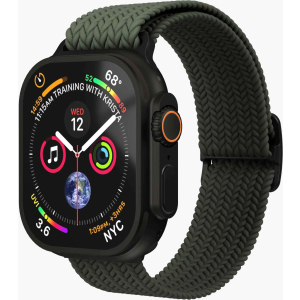 Vonmählen Woven Loop For Apple Watch 44 - 45 - 46 - 49Mm One Size Black/Olive