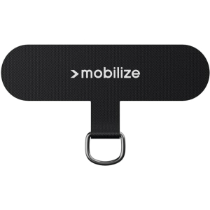 Mobilize Nylon Patch For Lanyard 5 Pieces - Black  (With Metal Ring)