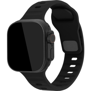Mobilize Silicon Watch Band - Sports - For Apple 42/44/45/49Mm - Black