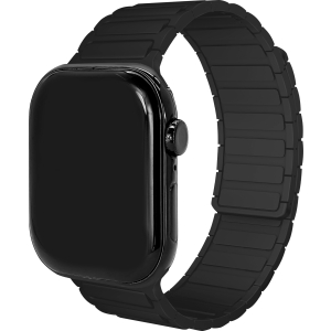 Mobilize Silicon Watch Band - Magnetic - For Apple 42/44/45/49Mm - Black