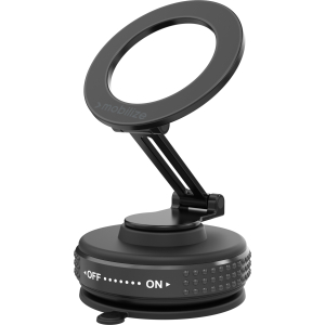 Mobilize Magsafe Compatible Phone Holder - 360° Rotatable & Foldable - Vacuum Suction - Black