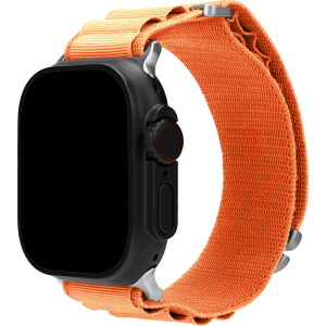 Mobilize Nylon Watch Band - Alpine - Titanium Connector - For Apple 38/40/41Mm - Orange