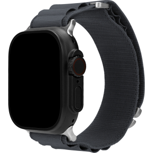 Mobilize Nylon Watch Band - Alpine - Titanium Connector - For Apple 42/44/45/49Mm - Dark Grey