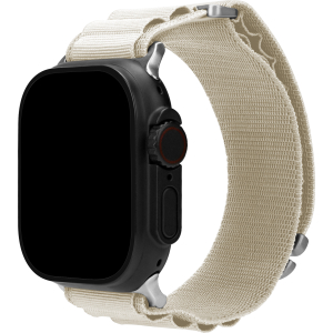 Mobilize Nylon Watch Band - Alpine - Titanium Connector - For Apple 42/44/45/49Mm - Starlight
