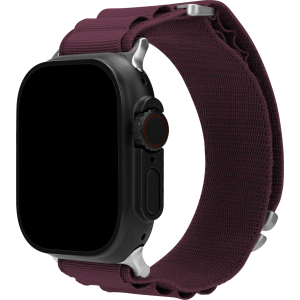 Mobilize Nylon Watch Band - Alpine - Titanium Connector - For Apple 38/40/41Mm - Bordeaux