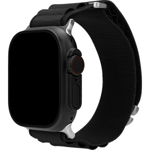 Mobilize Nylon Watch Band - Alpine - Titanium Connector - For Apple 38/40/41Mm - Black