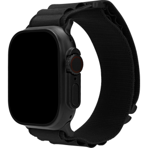 Mobilize Nylon Watch Band - Alpine - Black Connector - For Apple 38/40/41Mm - Black