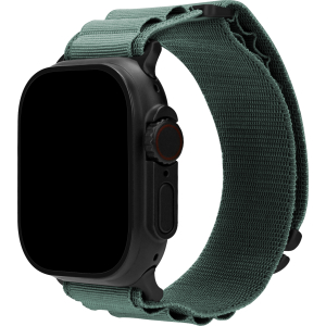 Mobilize Nylon Watch Band - Alpine - Black Connector - For Apple 38/40/41Mm - Green
