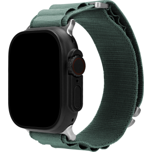 Mobilize Nylon Watch Band - Alpine - Titanium Connector - For Apple 38/40/41Mm - Green