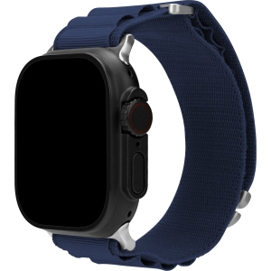 Mobilize Nylon Watch Band - Alpine - Titanium Connector - For Apple 42/44/45/49Mm - Blue
