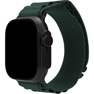 Mobilize Nylon Watch Band - Alpine - Black Connector - For Apple 38/40/41Mm - Dark Green