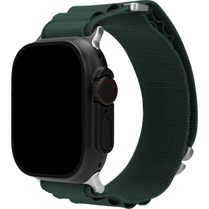 Mobilize Nylon Watch Band - Alpine - Titanium Connector - For Apple 38/40/41Mm - Dark Green