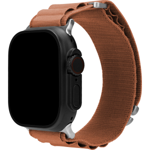 Mobilize Nylon Watch Band - Alpine - Titanium Connector - For Apple 42/44/45/49Mm - Terracotta