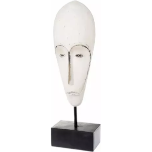 Ornament Tribe White 81 cm Decoratief Beeld voor Interieur