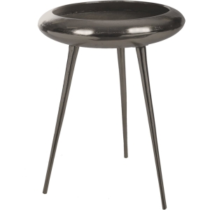 Bijzettafel Brisbane Bruin 55 cm | Stijlvolle ronde tafel voor woonkamer en slaapkamer