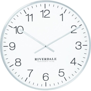 Wandklok Camden Zilver - 53 cm Moderne Design Klok voor Aan de Muur