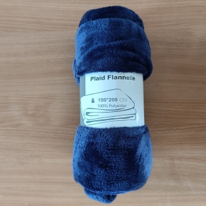 Paars Flanellen Plaid 150x200 cm – Zacht en Warm Deken