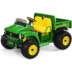 John Deere 12 Volt Elektrische Kinder Tractor Met Werkende Graafarm En Kantel Bak Duits Engels Frans Vertaling