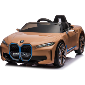 Bmw I4, Elektrische Kinderauto, 12V, Leren Zitje, Muziekmodule En Meer!