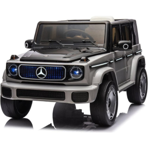 Mercedes Benz Eqg, 12 Volt Elektrische Kinderauto Met Rubberen Banden, Leder Zitje En Meer!