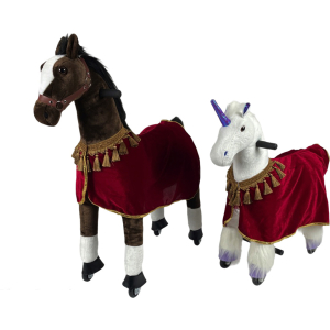 Paardendeken T.b.v. My Pony Speelgoed Paarden  (Rood)