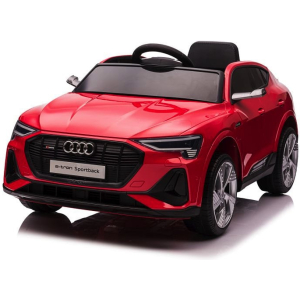 Audi E-Tron ,12 Volt Elektrische Kinderauto Met Rubberen Banden, Leder Zitje En Meer!