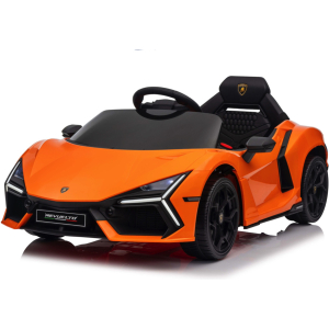 Lamborghini Revuelto, 12 Volt Elektrische Kinderauto Met Eva Banden En Kunstleder Zitje!