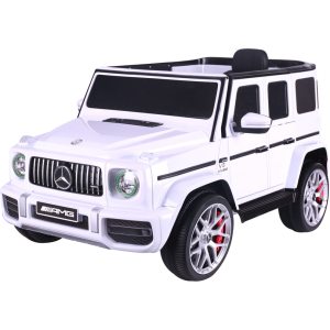 Mercedes G63, 12 Volt Kinder Accu Auto, Rubberen Banden, Leder Zitje En Meer!