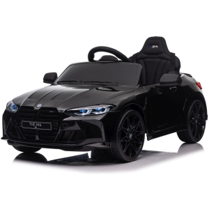 Bmw M4, 12 Volt Elektrische Kinderauto, Leder Zitje, Rubberen Banden, Kinder Accu Auto!