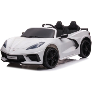 Corvette Stingray, 2-Persoons Elektrische Kinder Voertuig, 12 Volt Met Rubberen Banden, Leder Zitje En Meer!
