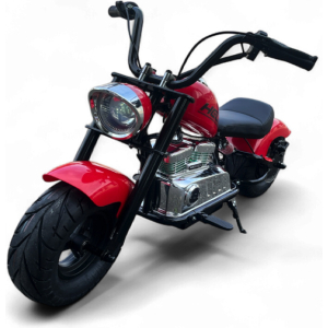 Chopper Warrior, 24 Volt Elektrische Kindermotor Met Luchtbanden En Kunstleder Zitje!